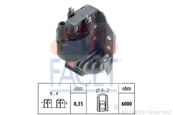 FACET 9.8002 Ignition Coil Unit